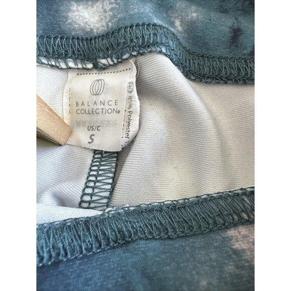 Balance Collection Lotus Watercolor Granite Contender Compression Leggings S - Picture 2 of 6